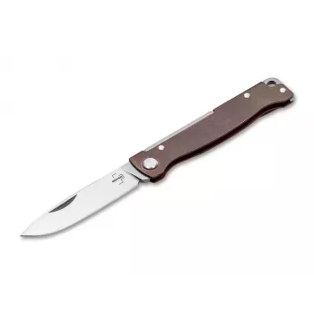 Böker Plus Atlas Copper coltello D2 slipjoint lama 70mm