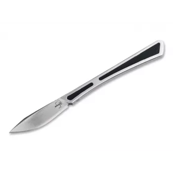Boker Plus Coltello bisturi acciaio D2 manico G10 fodero Kydex trasporto al collo 02BO072