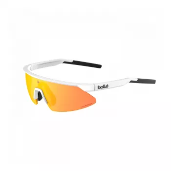 Bolle BS032002 occhiali da sole unisex - montatura nera, lenti grigie, 135 mm