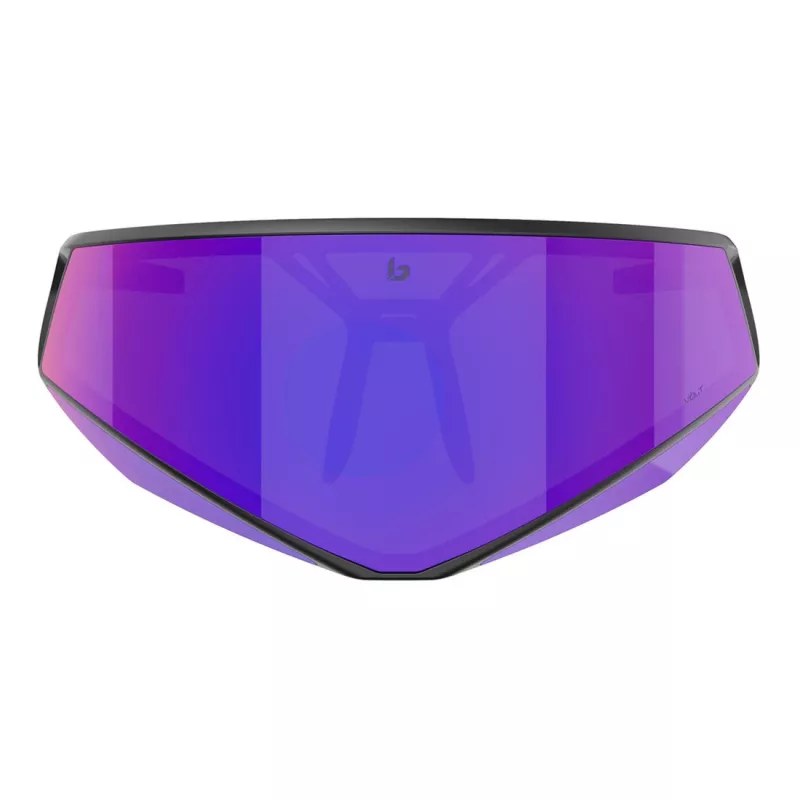 Bolle Occhiali da sole unisex BS033002 - montatura nero opaco, lenti grigie, 155 mm