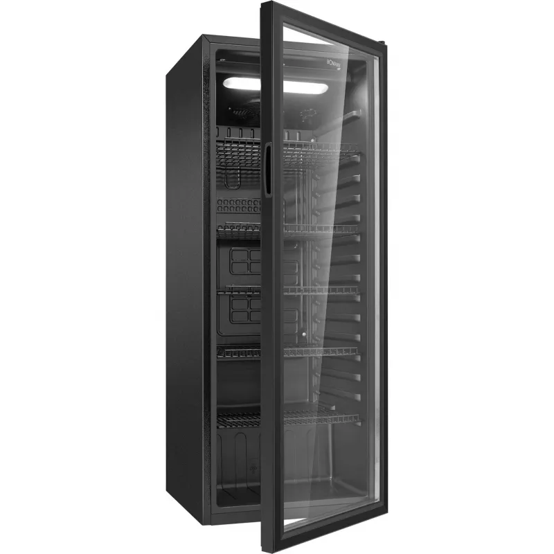 Bomann KSG 7292 Frigorifero con porta in vetro 143 cm bianco