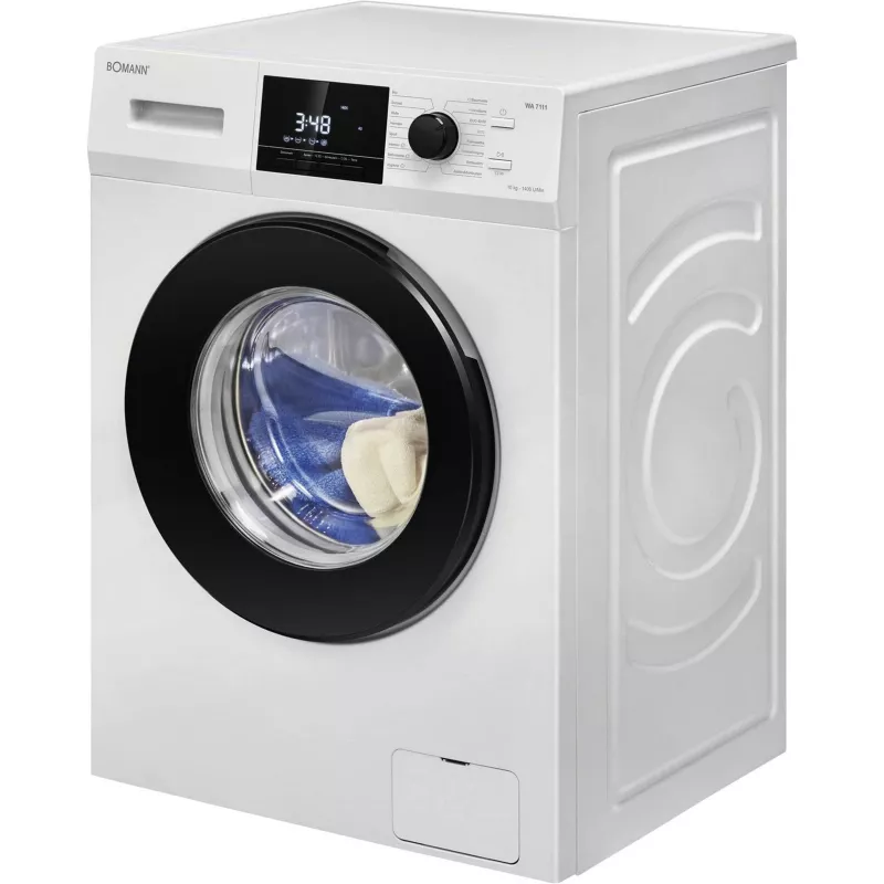 BOMANN WA 7111 lavatrice a carica frontale, 7 kg, 1400 giri/min, bianco