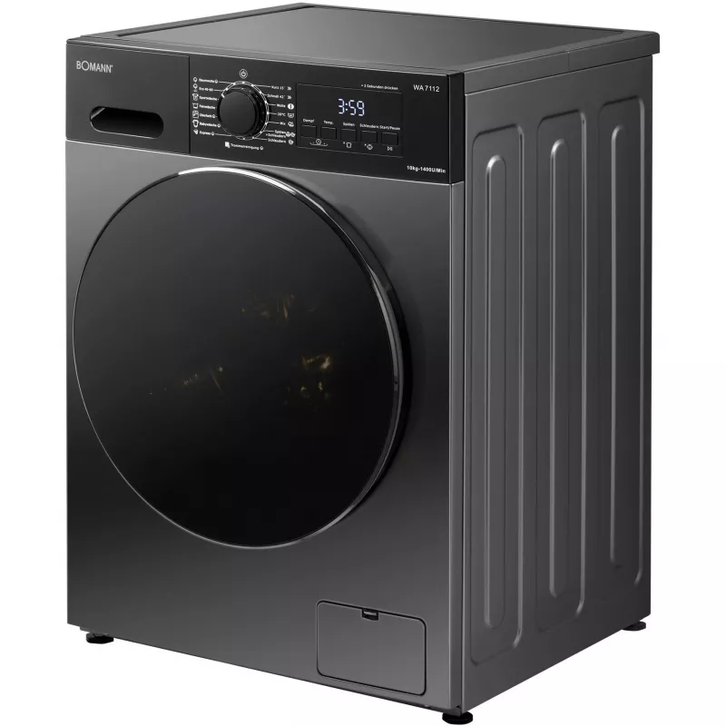 BOMANN WA 7112 Titan piastra per waffle, Titan/Nero