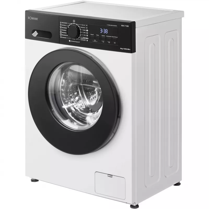 BOMANN WA 7188 Piastra per waffle, bianco/nero