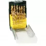 Bosch 2607017154 set punte elicoidali HSS 25 pezzi rivestite TiN gambo cilindrico