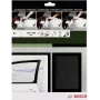 Bosch Accessories 2609256C47 Set di carta abrasiva manuale, grana 240/400/600, 230 x 280 mm, 1 set