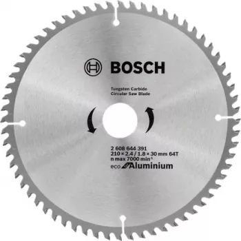 BOSCH Lama per sega in alluminio 210x30mm 64 denti ECO