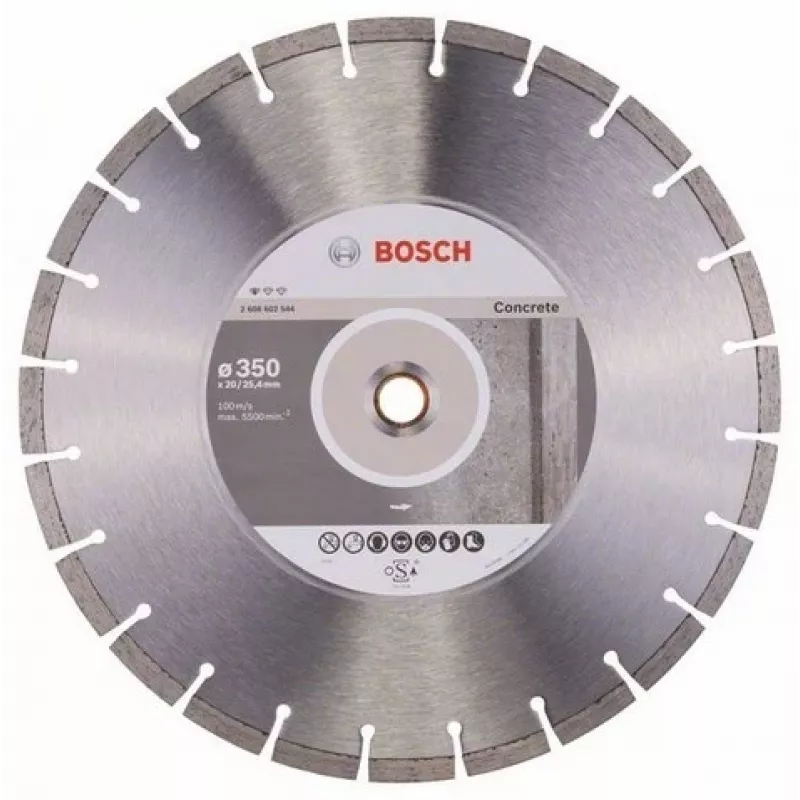 BOSCH Disco diamantato 350x25,4 mm segmentato per calcestruzzo