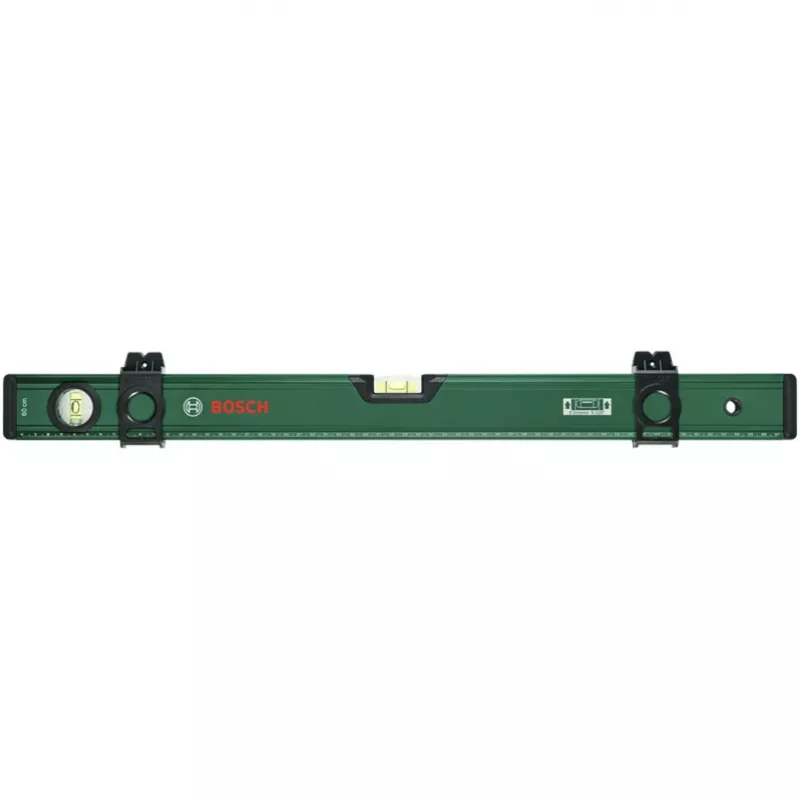 Bosch DIY livella 60 cm con cursore marcatore, scanalatura a V e base fresata piatta – verde
