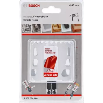 Bosch Endurance for Heavy Duty sega a tazza in carburo 83 mm – compatibile Power Change Plus 2608594180
