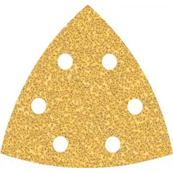 Bosch Expert C470 foglio abrasivo triangolare 93x93mm grana 120, confezione da 50 per levigatrice delta 2608900930