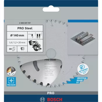 Bosch Expert for Wood lama per sega circolare 140 x 20 mm, 30 denti, TCT, ATB, per seghe circolari manuali 2608837747