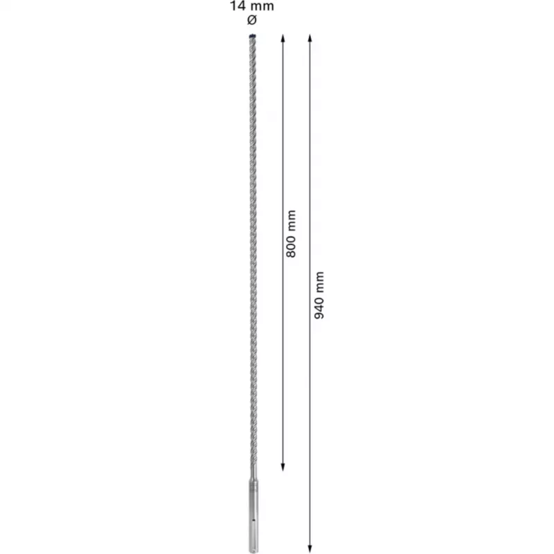 Bosch Expert SDS-max-8X punta per martello 14x940mm per calcestruzzo, muratura, cemento armato 2608900210