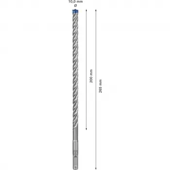 Bosch EXPERT SDS plus-7X set punte per martello 10 mm, 30 pezzi, lunghezza 265 mm 2608900188