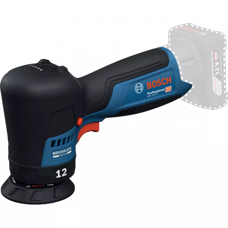 Bosch GPX 12V-77 Professional lucidatrice a batteria, 12 V, solo corpo macchina