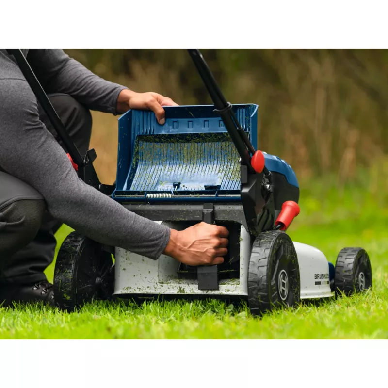 Bosch GRA 18V2-46SP Professional rasaerba a batteria Solo, 36V (2x18V), blu, senza batteria e caricabatterie