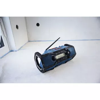 BOSCH HEAVY DUTY GPB18V-3C Professional radio FM Bluetooth (blu/nero, dispositivo senza batteria)
