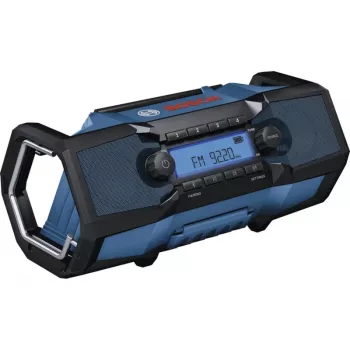 BOSCH HEAVY DUTY GPB18V-3C Professional radio FM Bluetooth (blu/nero, dispositivo senza batteria)