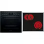 Bosch HND211LB2 set forno da incasso e piano cottura a induzione nero (HEF113BB0 + NKN645GA2E)
