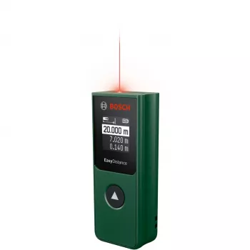Bosch Home & Garden EasyDistance 20 misuratore laser di distanza, portata 20 m, verde/nero