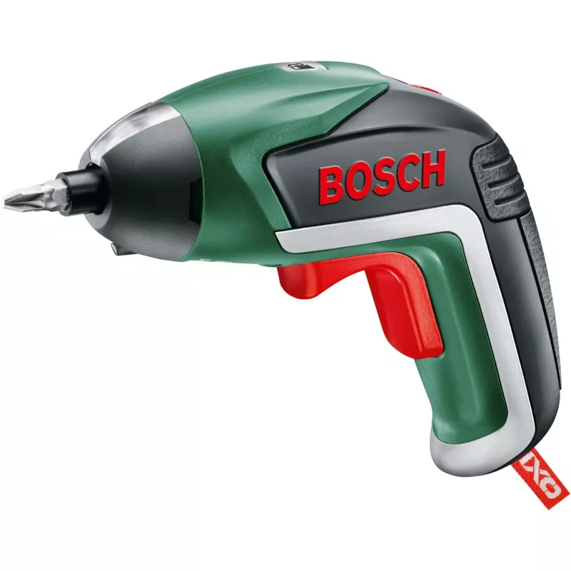 Bosch IXO 5 Avvitatore a batteria con set di 32 inserti, 3,6V Li-Ion 1,5Ah, Verde/Nero