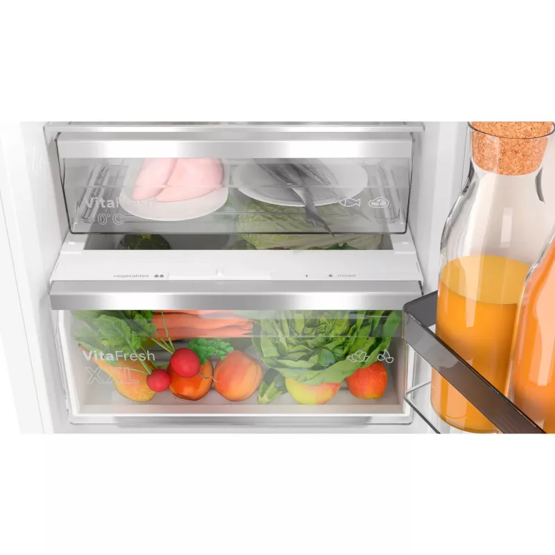 BOSCH KIN86ADD0 frigorifero-congelatore combinato da incasso con VitaFresh e NoFrost, 260 L, classe energetica D, bianco