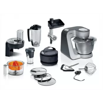 Bosch MUM58359 robot da cucina rosso rubino/argento 1000W 3,9L ciotola in acciaio inox