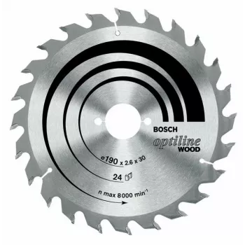 Bosch Optiline Wood lama per sega circolare 190mm x 30mm x 24T