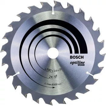 Bosch Optiline Wood lama per sega circolare 190mm x 30mm x 24T