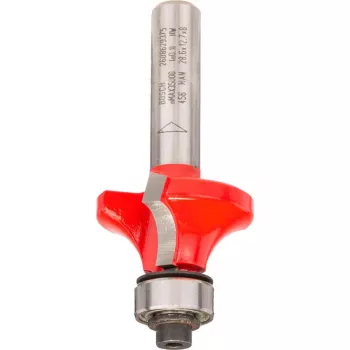 Bosch Power Tools Expert per legno fresa per arrotondare, raggio 7,9 mm, gambo 8 mm, a due taglienti, con cuscinetto