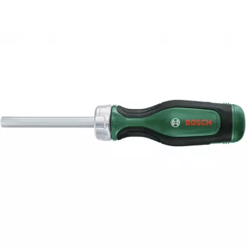 Bosch PowerTools set cacciavite a cricchetto con inserti, 13 pezzi, coppia fino a 50 Nm, verde/nero (1600A032V0)