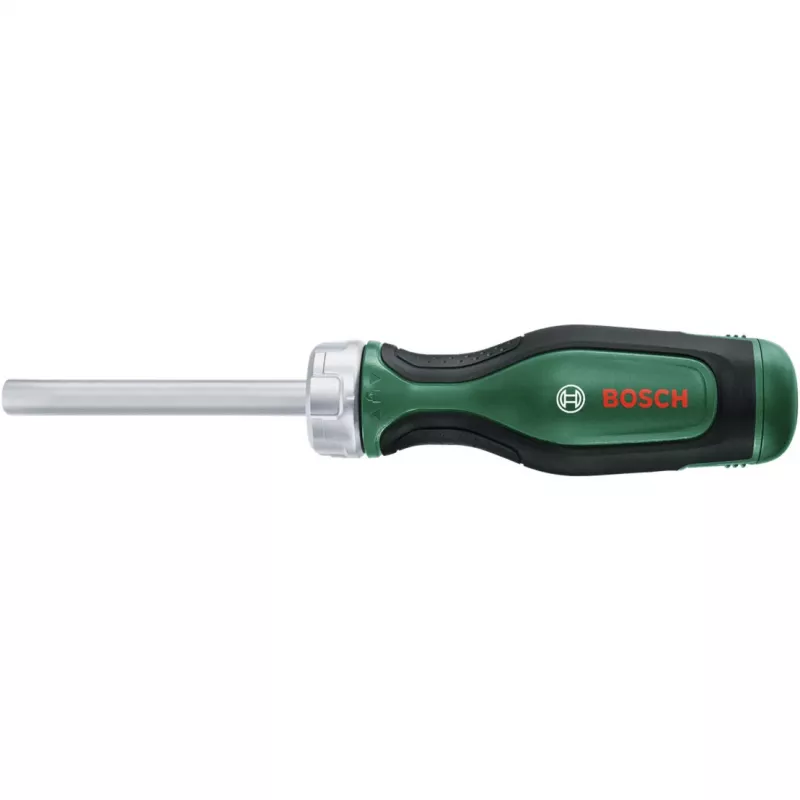 Bosch PowerTools set cacciavite a cricchetto con inserti, 13 pezzi, coppia fino a 50 Nm, verde/nero (1600A032V0)