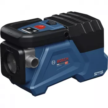 BOSCH POWERTOOLS Pompa dell'acqua a batteria GTP 18V-28 Solo, 18V (blu/nero, senza batteria, per acqua pulita)