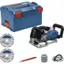 Fresatrice a batteria BOSCH PowerTools GNF 18V-40 Professional Solo, 18 Volt (blu/nero, senza batteria e caricabatterie, in L-BOXX)