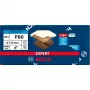 Bosch PowerTools Expert M480 disco abrasivo in rete 125 mm, grana K80 (50 pezzi, per levigatrice orbitale)
