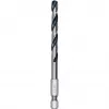 Bosch PowerTools HSS PointTeQ Hex punta elicoidale, 6 mm, 10 pezzi, lunghezza di lavoro 57 mm