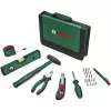 BOSCH Powertools set universale di utensili manuali, 25 pezzi (verde, con borsa portautensili)