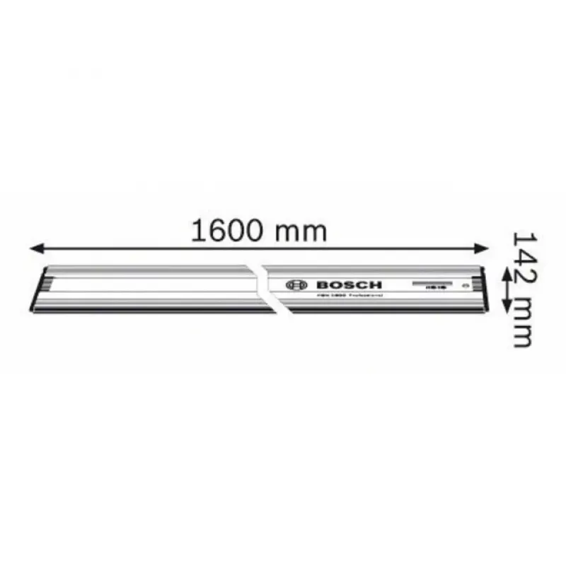 Bosch Professional FSN RA 32 1600 guida di guida, 1600 mm, alluminio