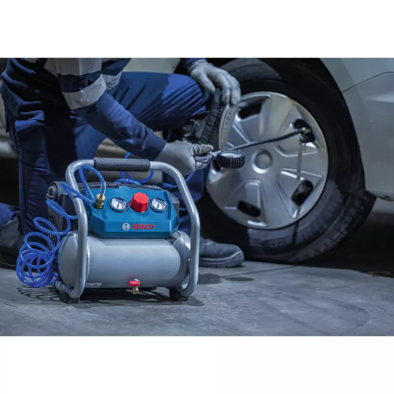 Bosch Professional GKO 18V-51 Compressore a batteria (blu/argento)