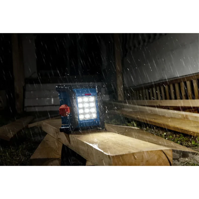 Bosch Professional GLI 18V-1500 Lampada da lavoro a batteria (blu/nero, senza batteria)