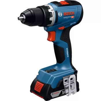 BOSCH Professional GSR 18V-65 avvitatore trapano a batteria, brushless, 2x 5,0 Ah Li-Ion, L-BOXX, set utensili manuali