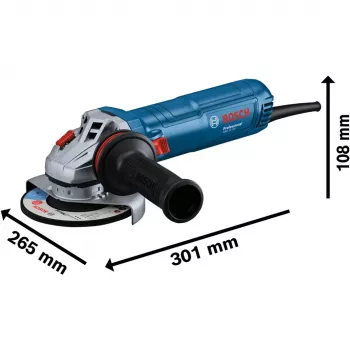 Bosch Professional GWS 12-125 06013A6106 smerigliatrice angolare 125 mm 1200 W regolazione velocità