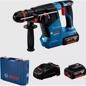 BOSCH martello perforatore GBH 187-LI 2,4J 2x5,0Ah One Chuck