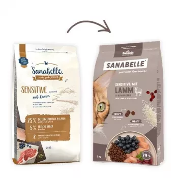 BOSCH Sanabelle Sensitive with Lamb - Crocchette per gatti - 2kg
