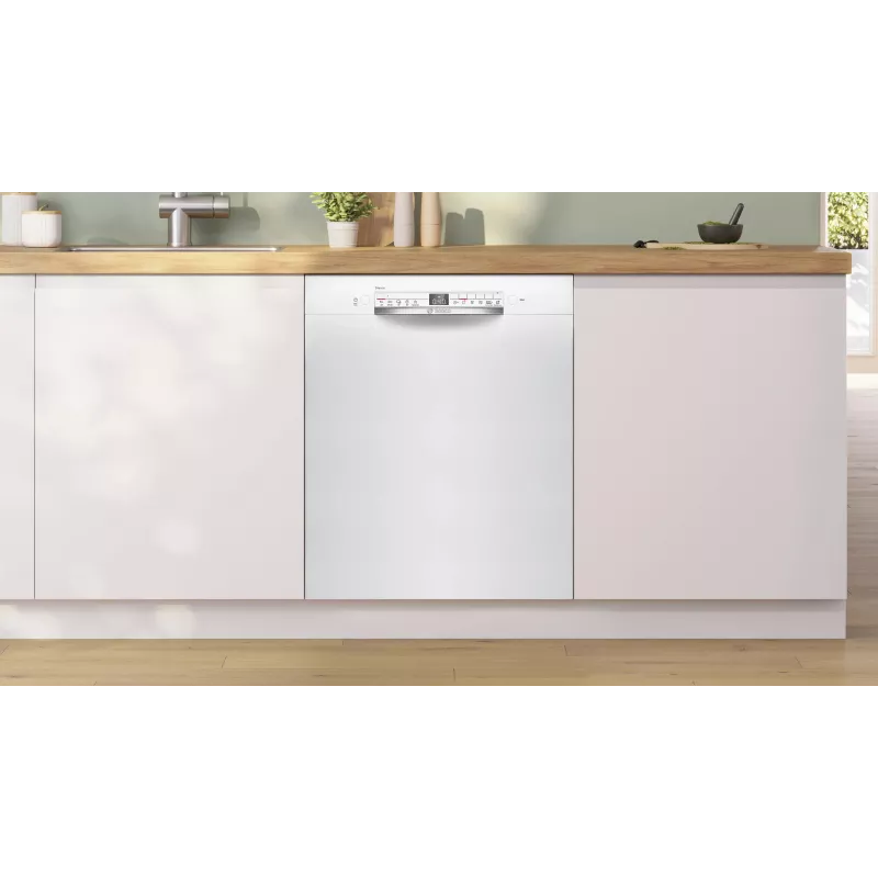 Bosch SMU2HTW08E lavastoviglie da incasso, 60 cm, 13 coperti, 5 programmi, classe di efficienza energetica C, AquaStop, bianco