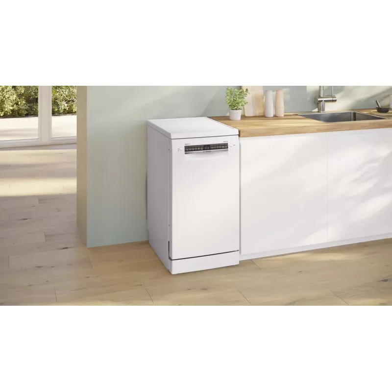 Bosch SPS4HMW13E lavastoviglie a libera installazione, 9 coperti, classe energetica C, 45 cm, bianco