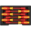 Bosch set di cacciaviti isolati VDE 1600A02NF3, 7 pezzi, taglio/punta a croce/Pozidriv, 1000V, IEC 60900