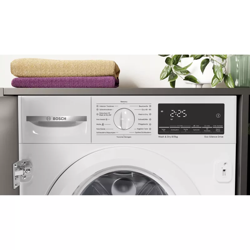 Lavasciuga da incasso BOSCH WKD28490 Serie 6 (bianco)