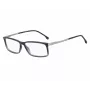 BOSS BOSS1250ITSIP Occhiali da sole uomo rettangolari Nero Grigio 57/13/145 mm