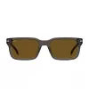 BOSS BOSS1628SKB7 Occhiali da sole rettangolari da uomo Dark Havana Grigio